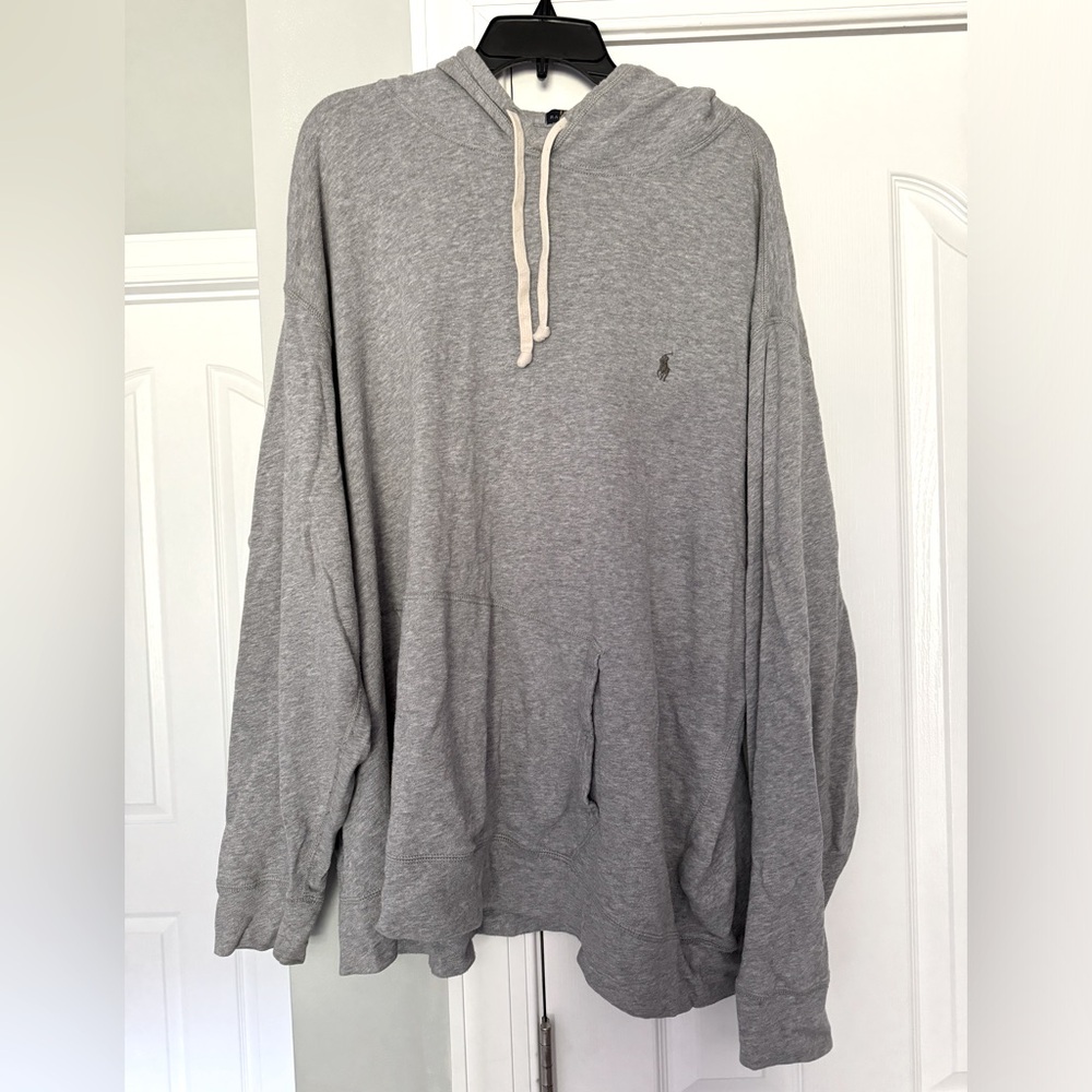 Men’s 3XLT gray Polo sweatshirt, good condition